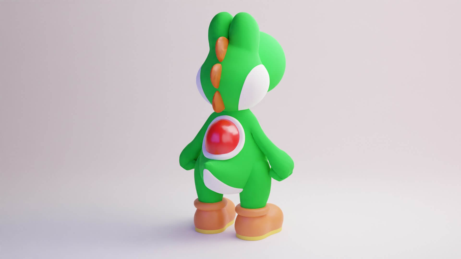 Yoshi From Super Mario 3D Model