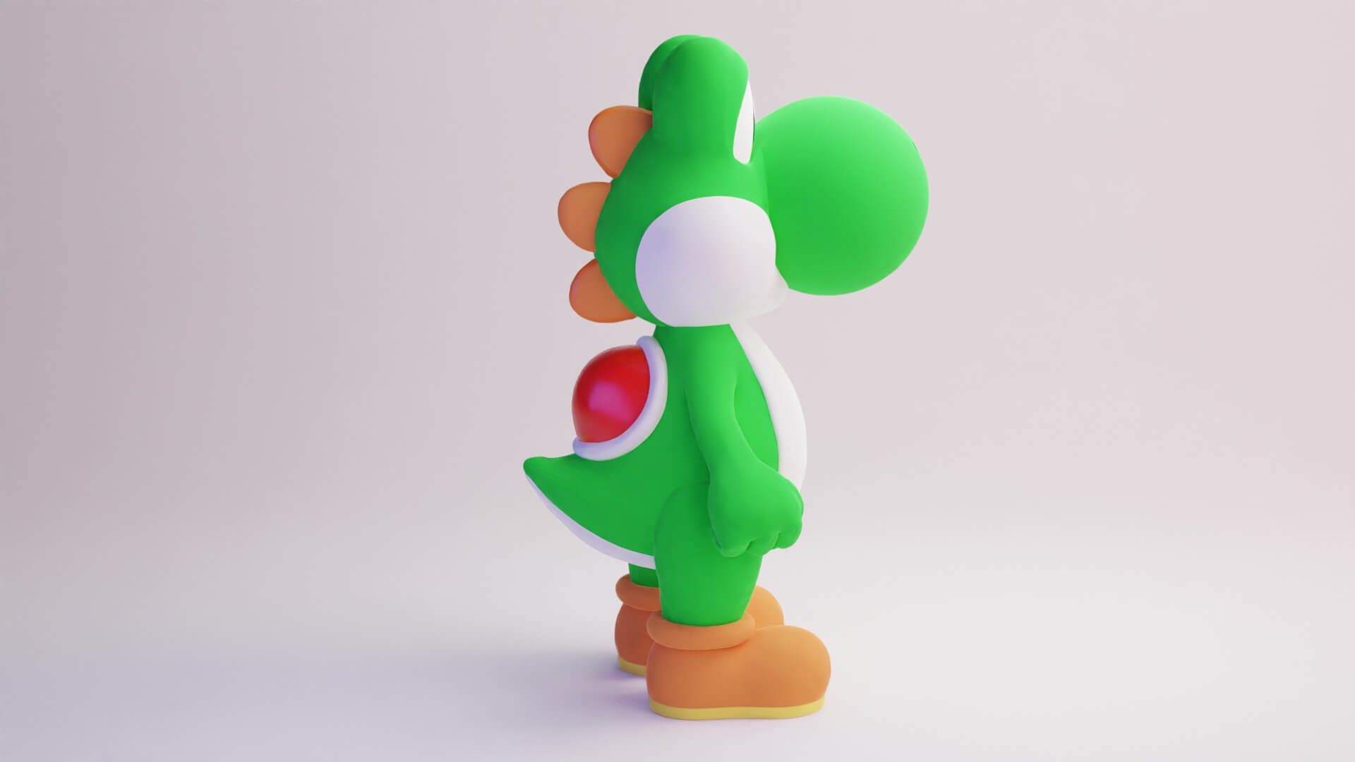 Yoshi From Super Mario 3D Model