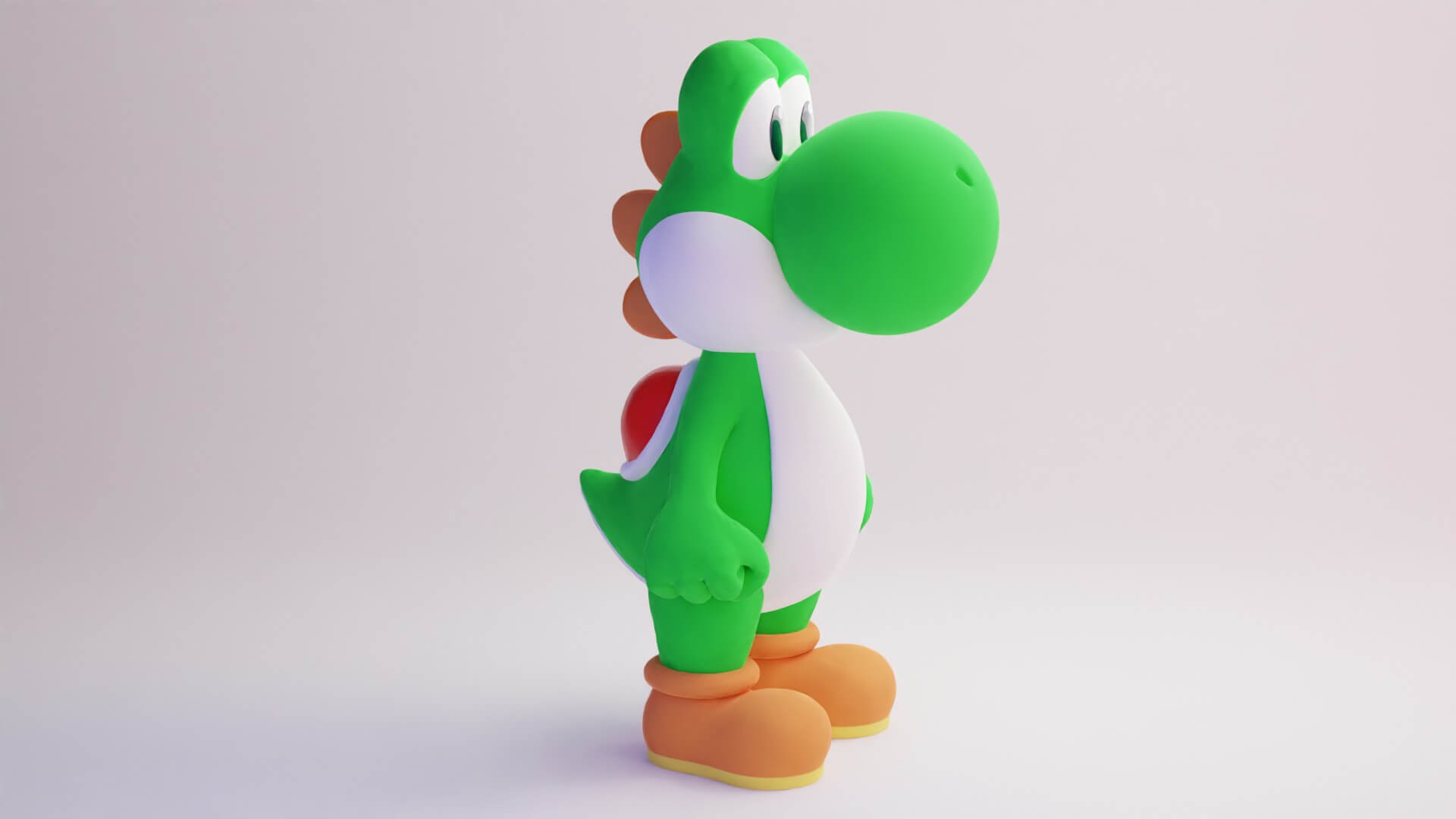 Yoshi From Super Mario 3D Model