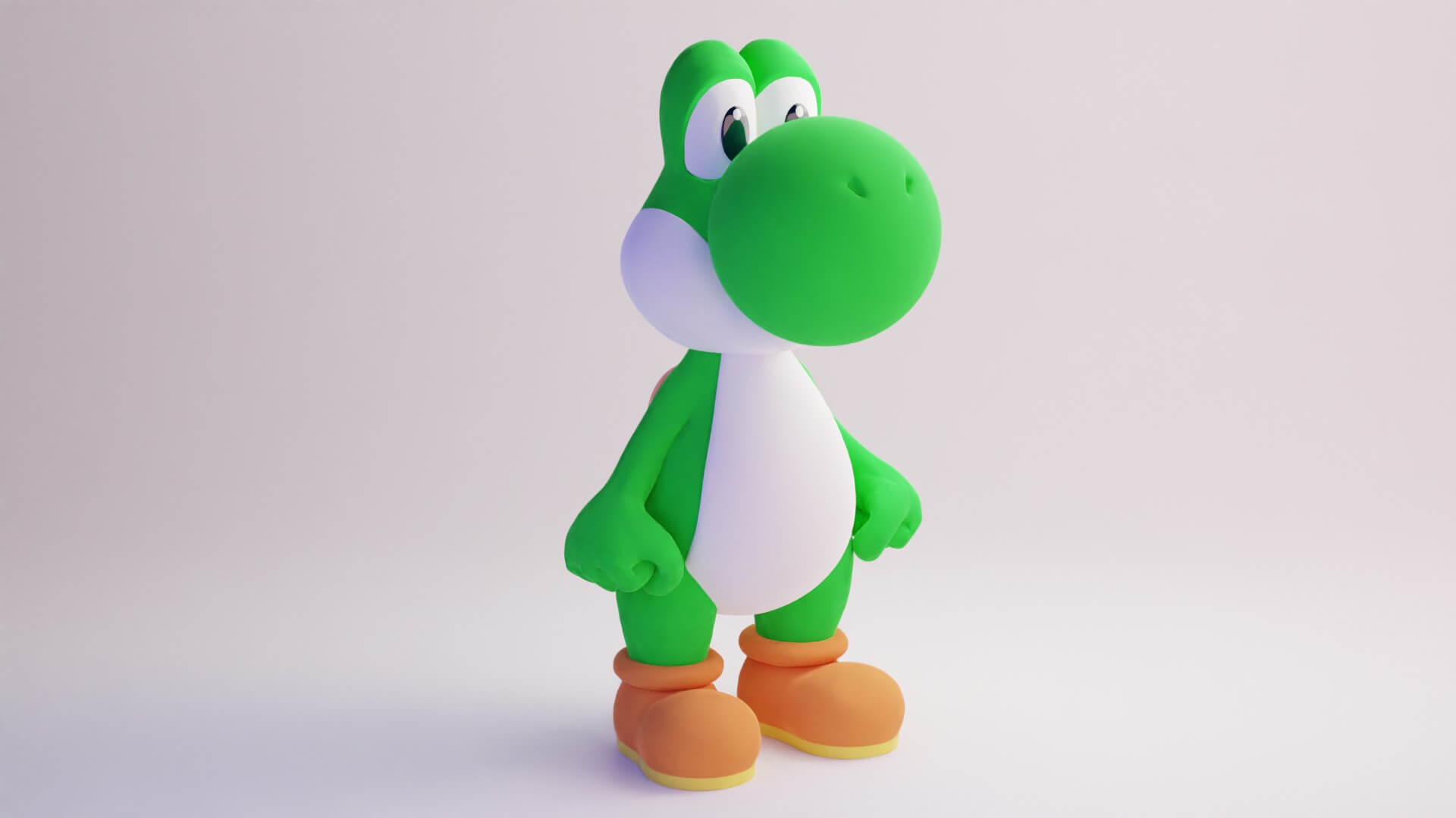 Yoshi From Super Mario 3D Model