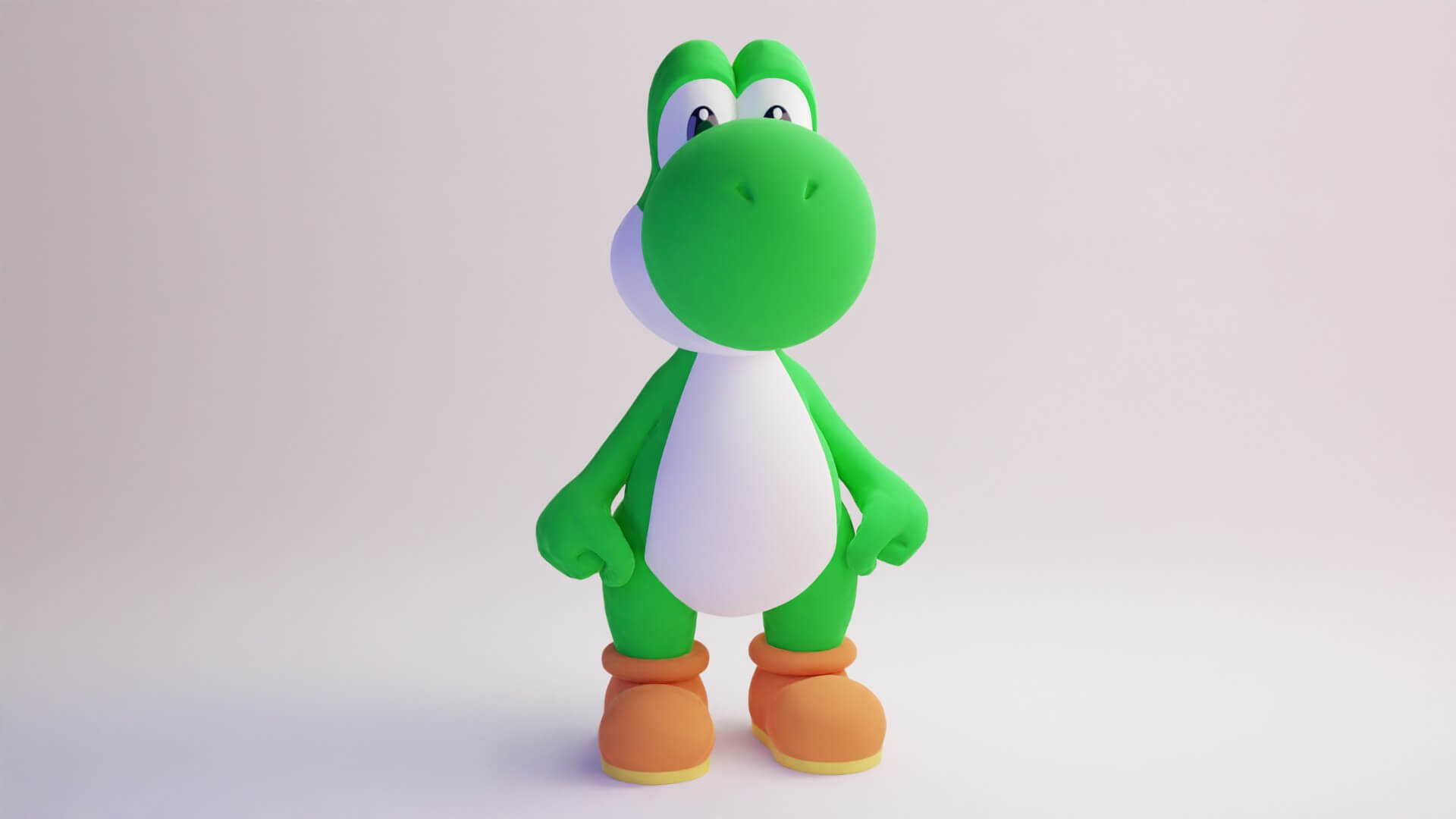 Yoshi From Super Mario 3D Model