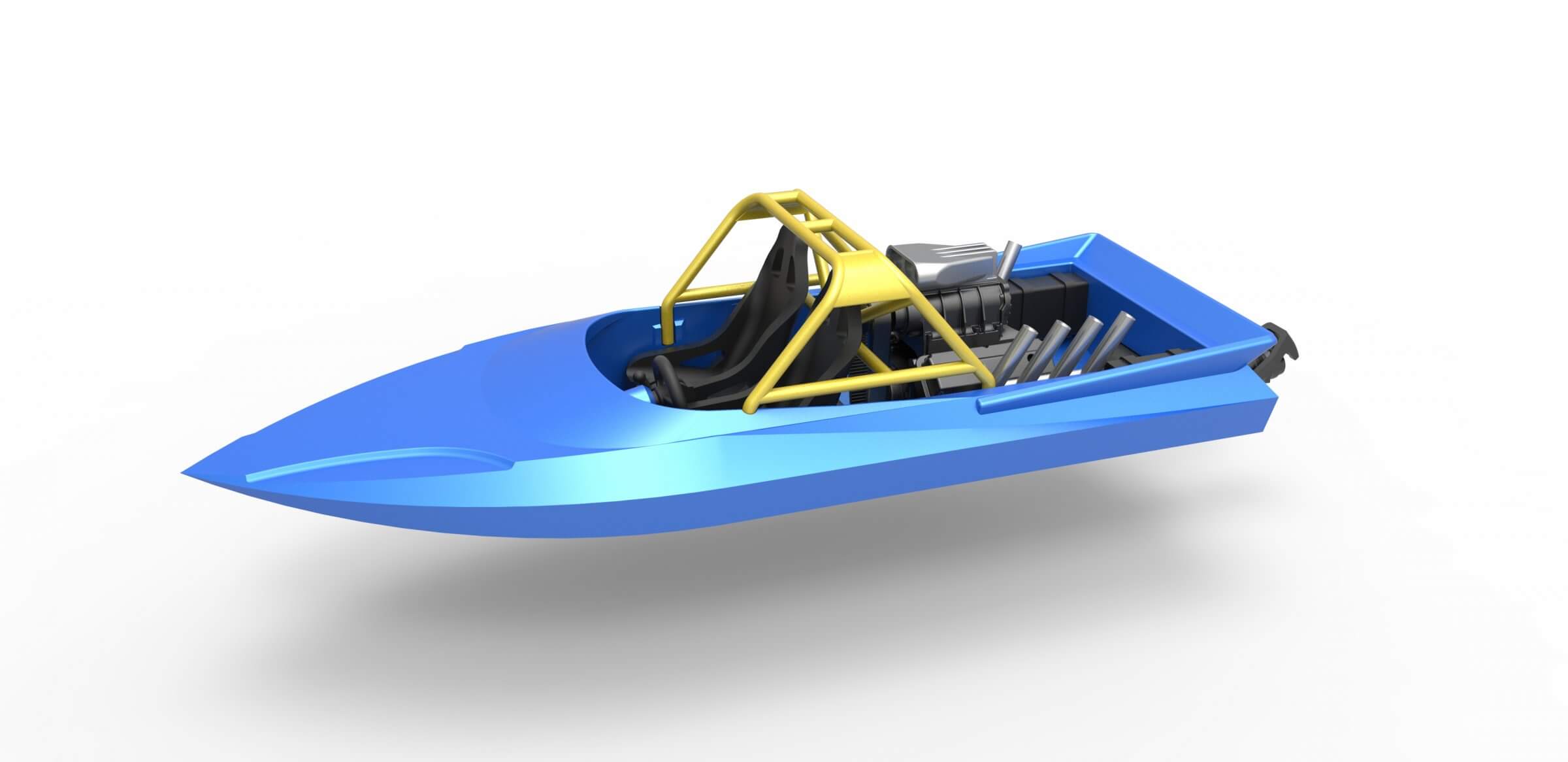 Jet Sprint Boat 125 3D Model