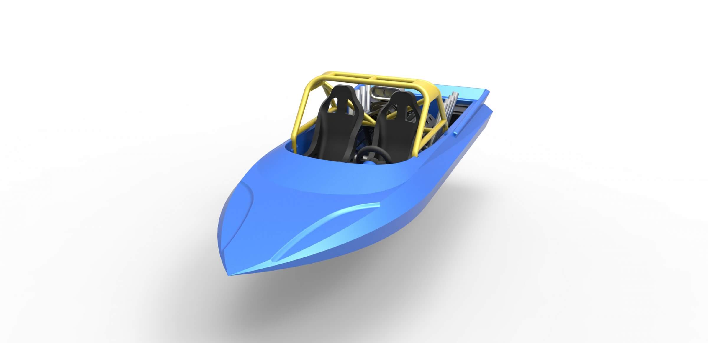 Jet Sprint Boat 125 3D Model