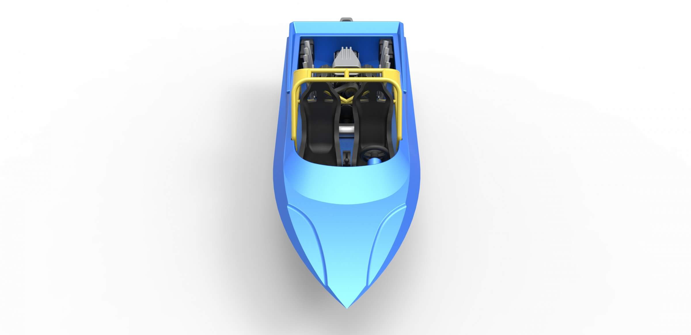 Jet Sprint Boat 125 3D Model