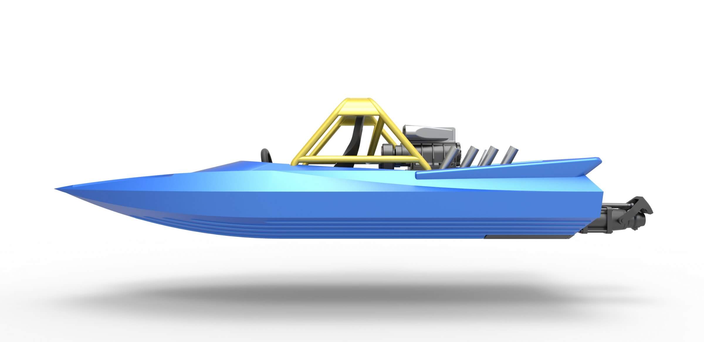 Jet Sprint Boat 125 3D Model