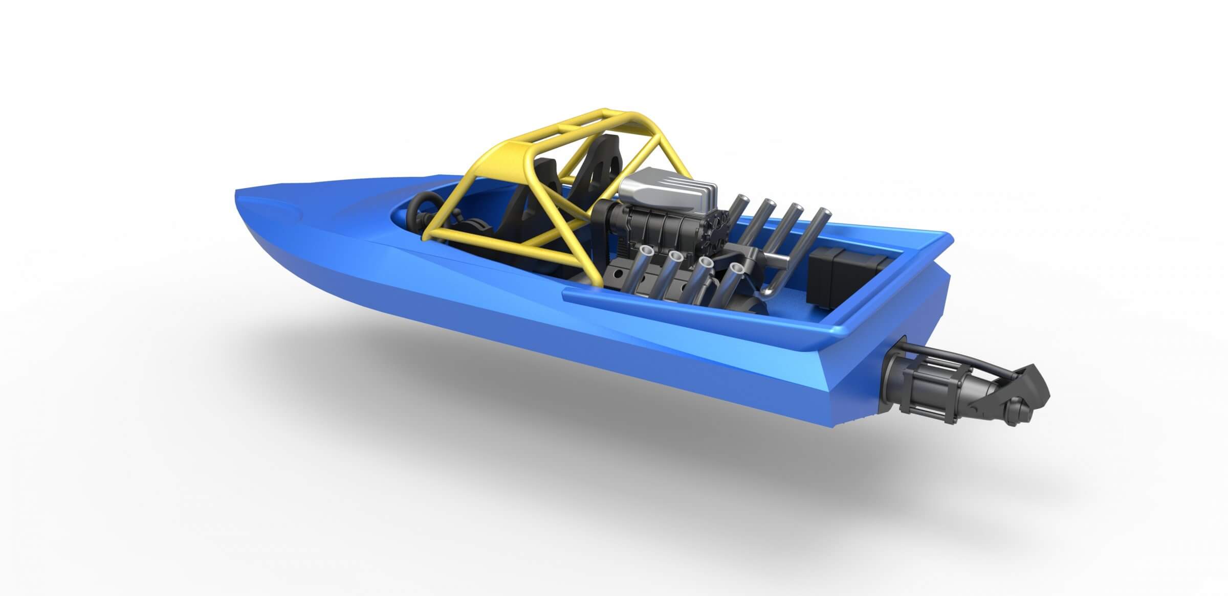 Jet Sprint Boat 125 3D Model