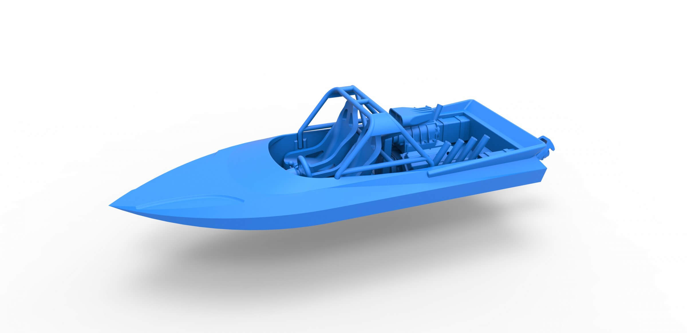 Jet Sprint Boat 125 3D Model