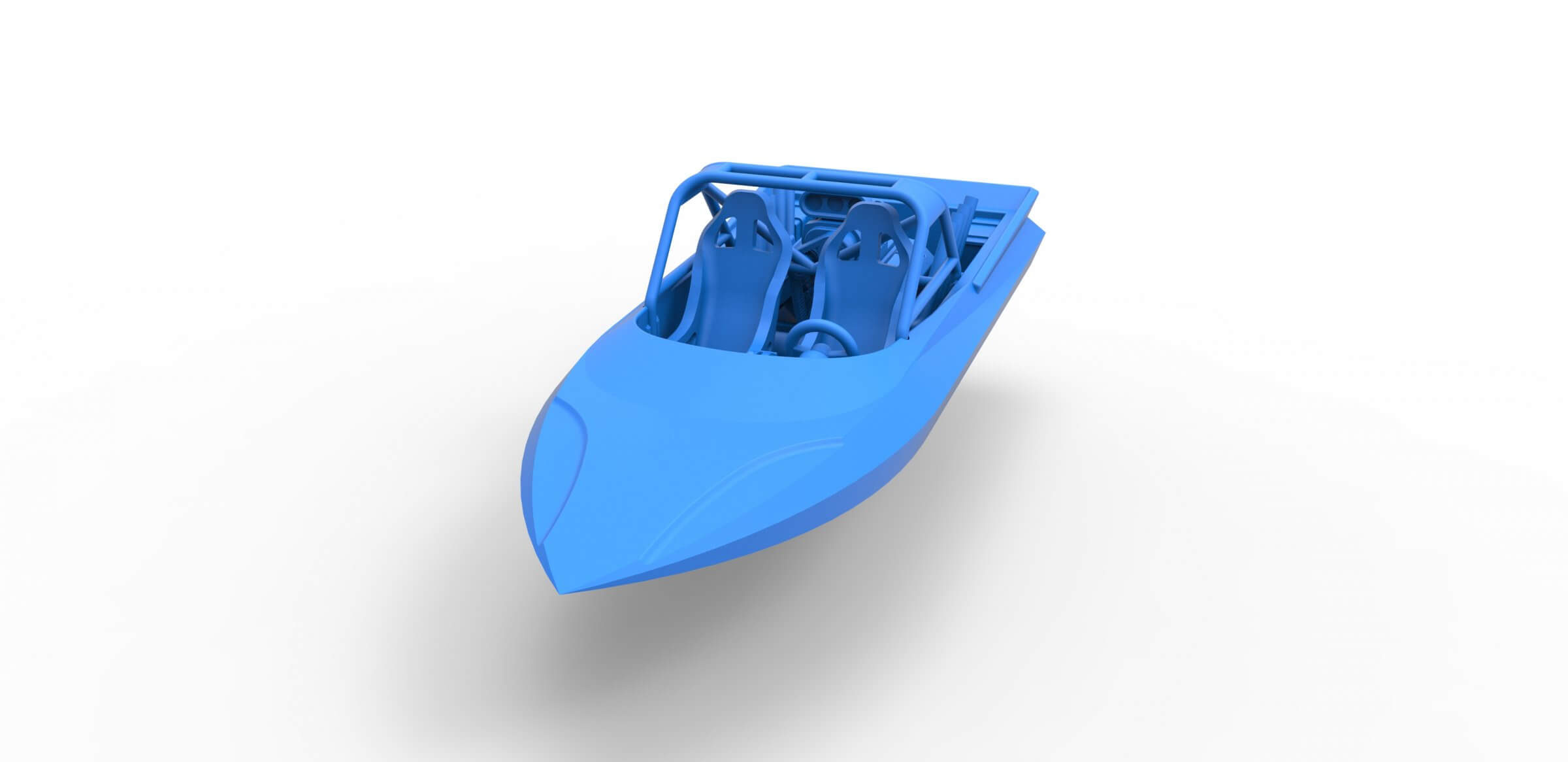 Jet Sprint Boat 125 3D Model