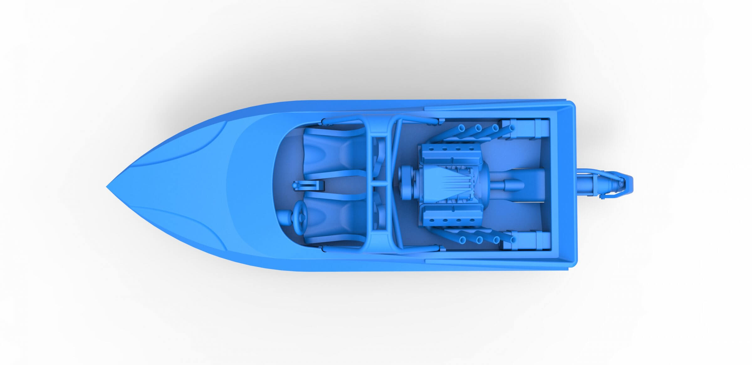 Jet Sprint Boat 125 3D Model