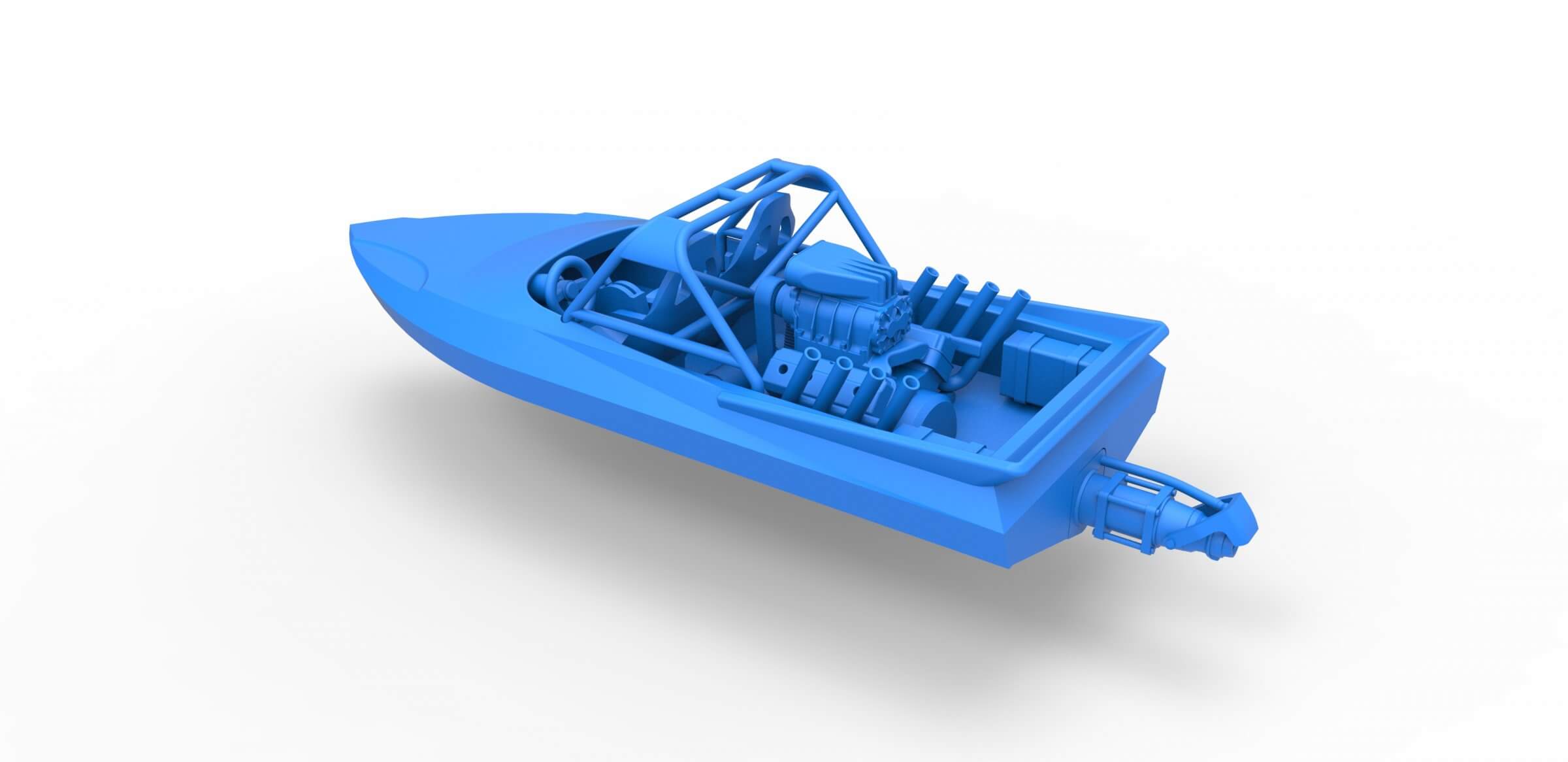 Jet Sprint Boat 125 3D Model