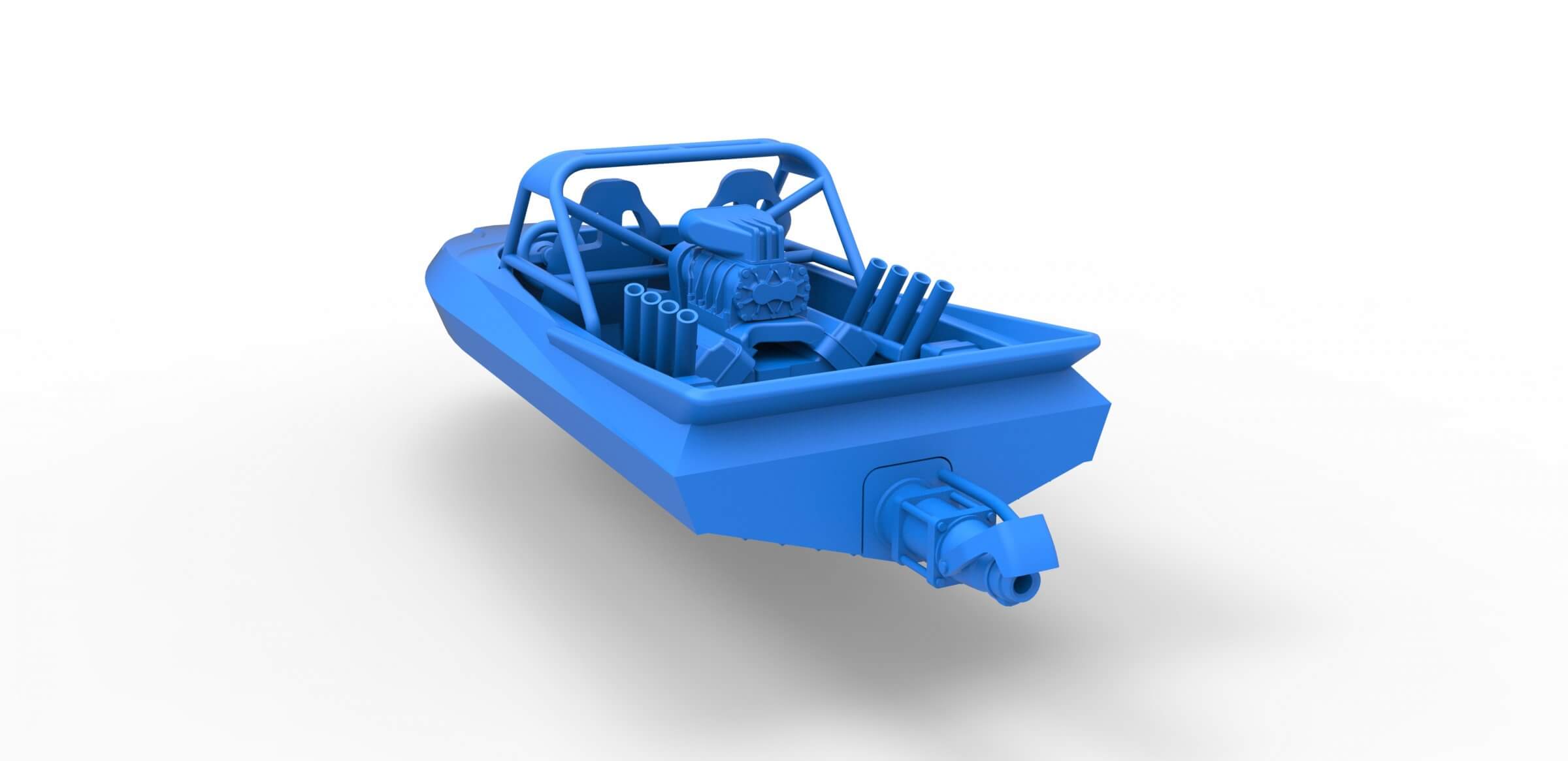 Jet Sprint Boat 125 3D Model