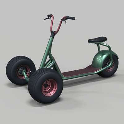 Electric Trike Scooter Concept