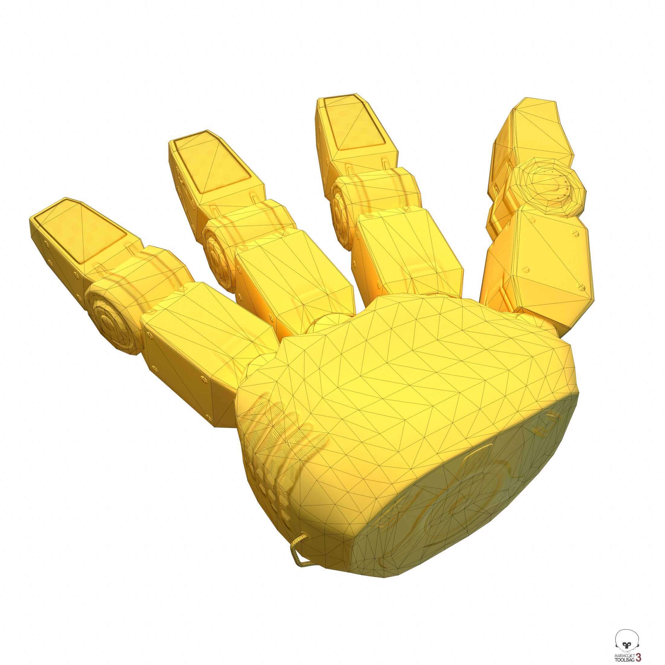 Robot Hand 3D Model