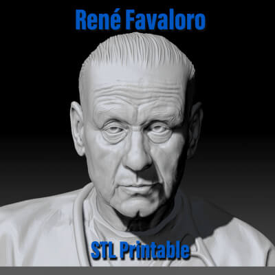 Rene Favaloro Printable 3D Model