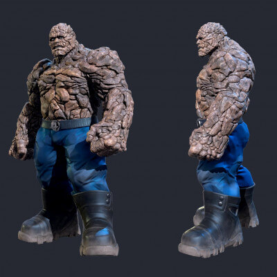 The Thing Marvel Statue