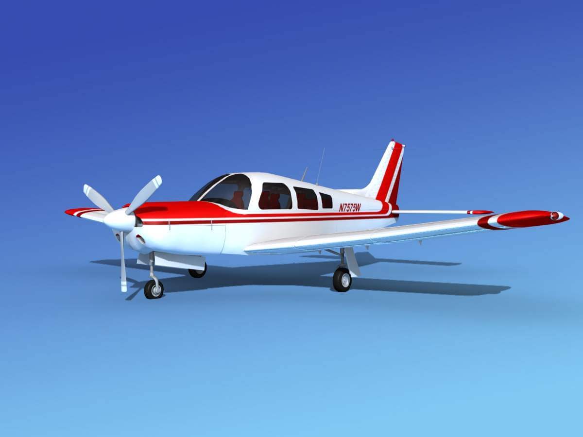 Piper Arrow I V04 3D Model