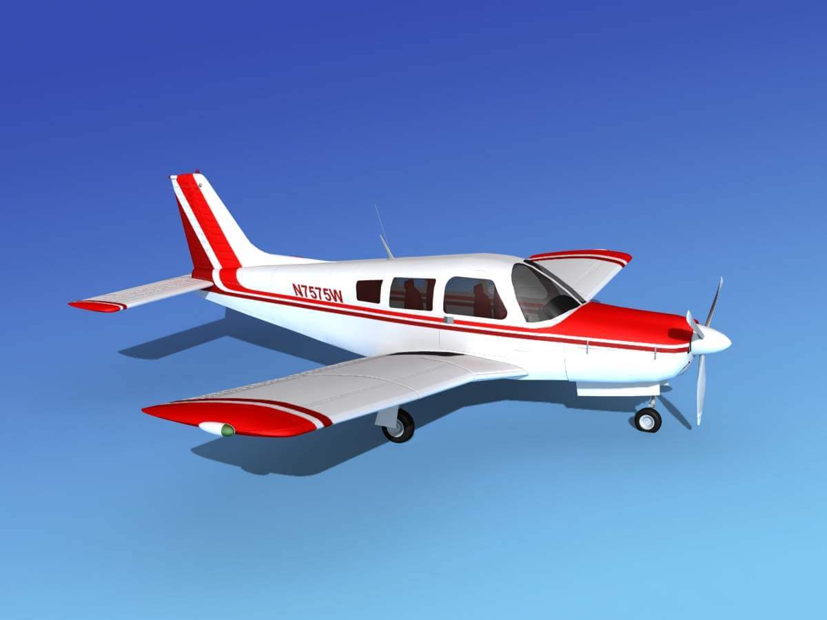 Piper Arrow I V04 3D Model