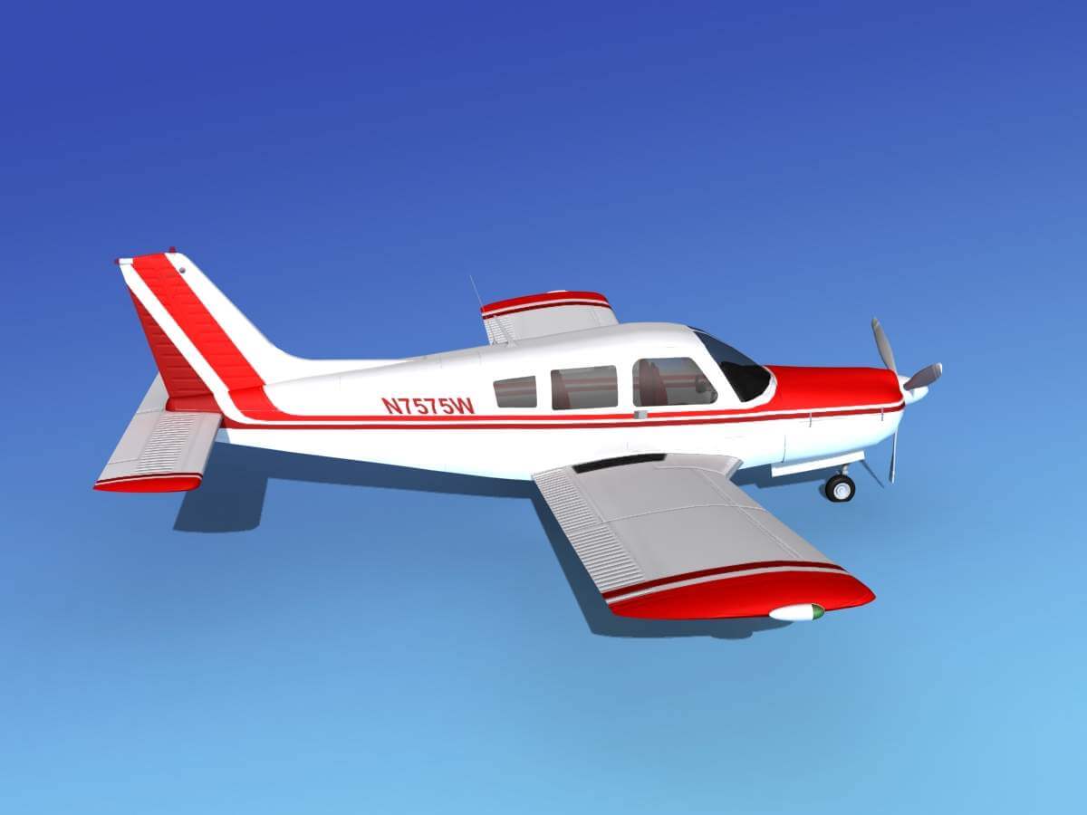 Piper Arrow I V04 3D Model