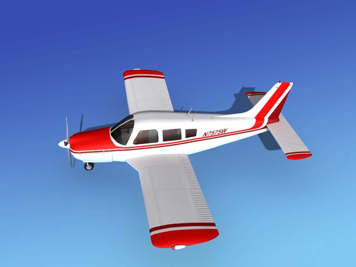 Piper Arrow I V04 3D Model