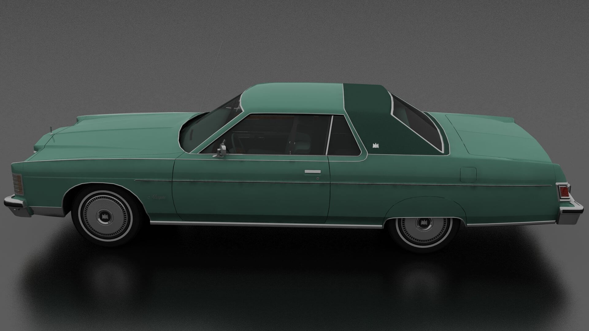 Mercury Marquis 2dr 1975 3D Model