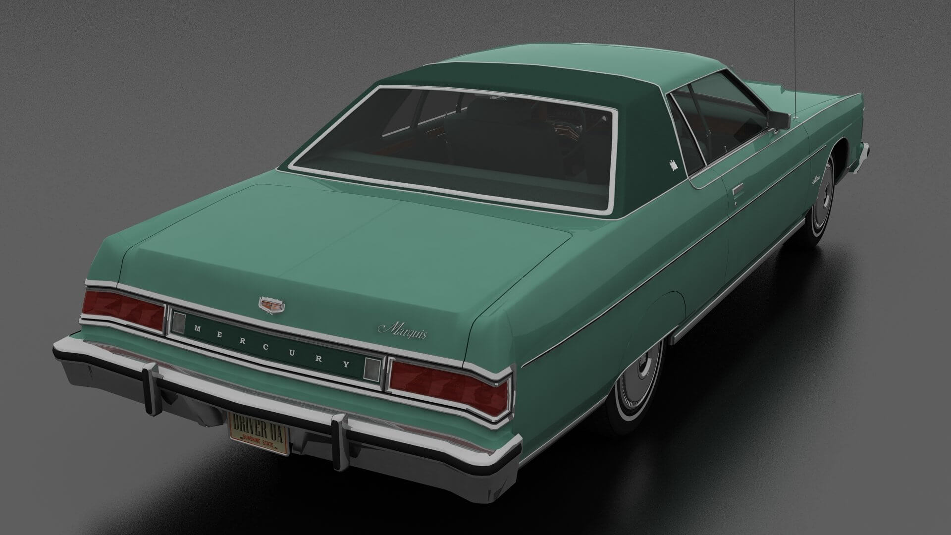 Mercury Marquis 2dr 1975 3D Model