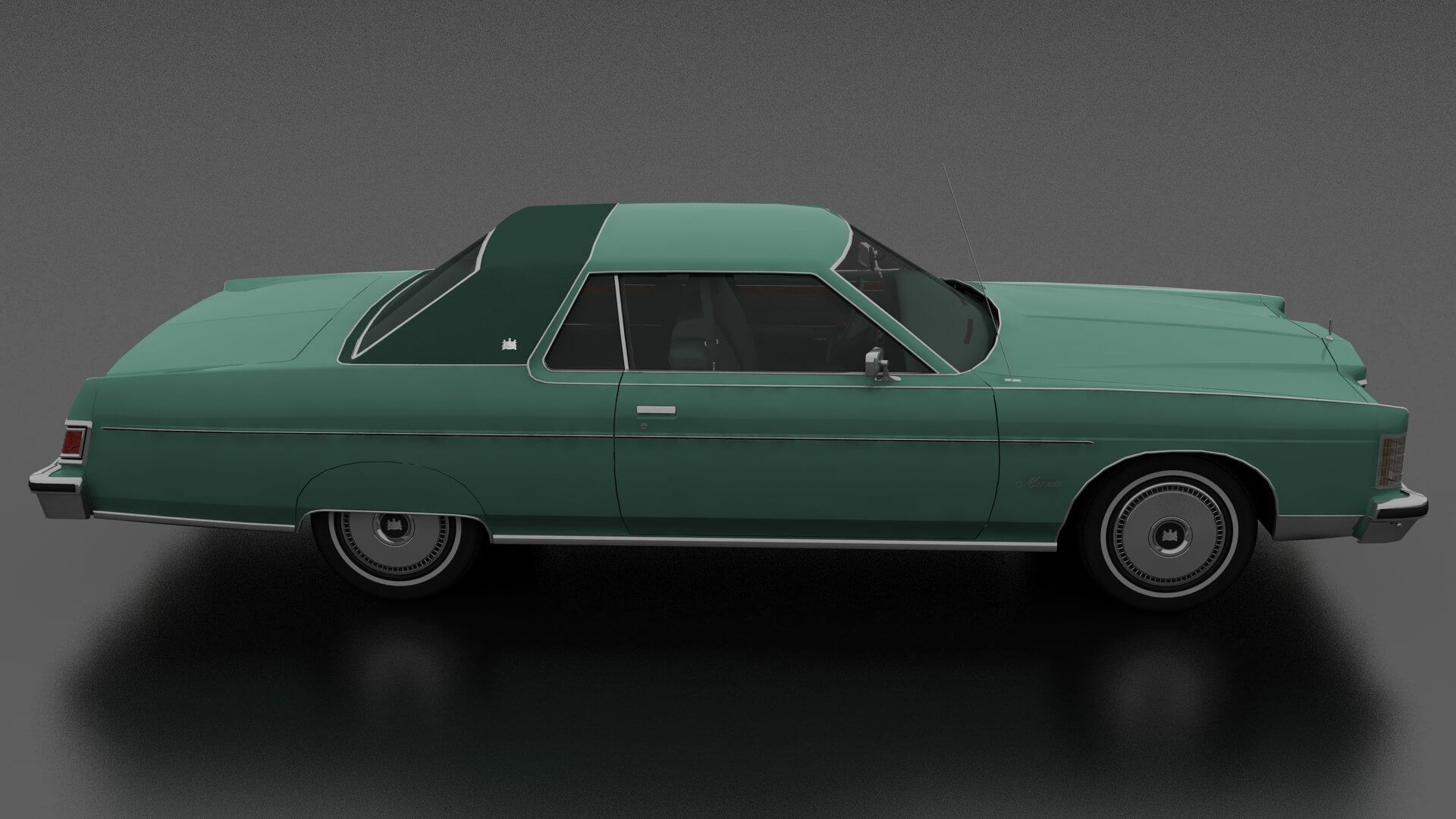 Mercury Marquis 2dr 1975 3D Model