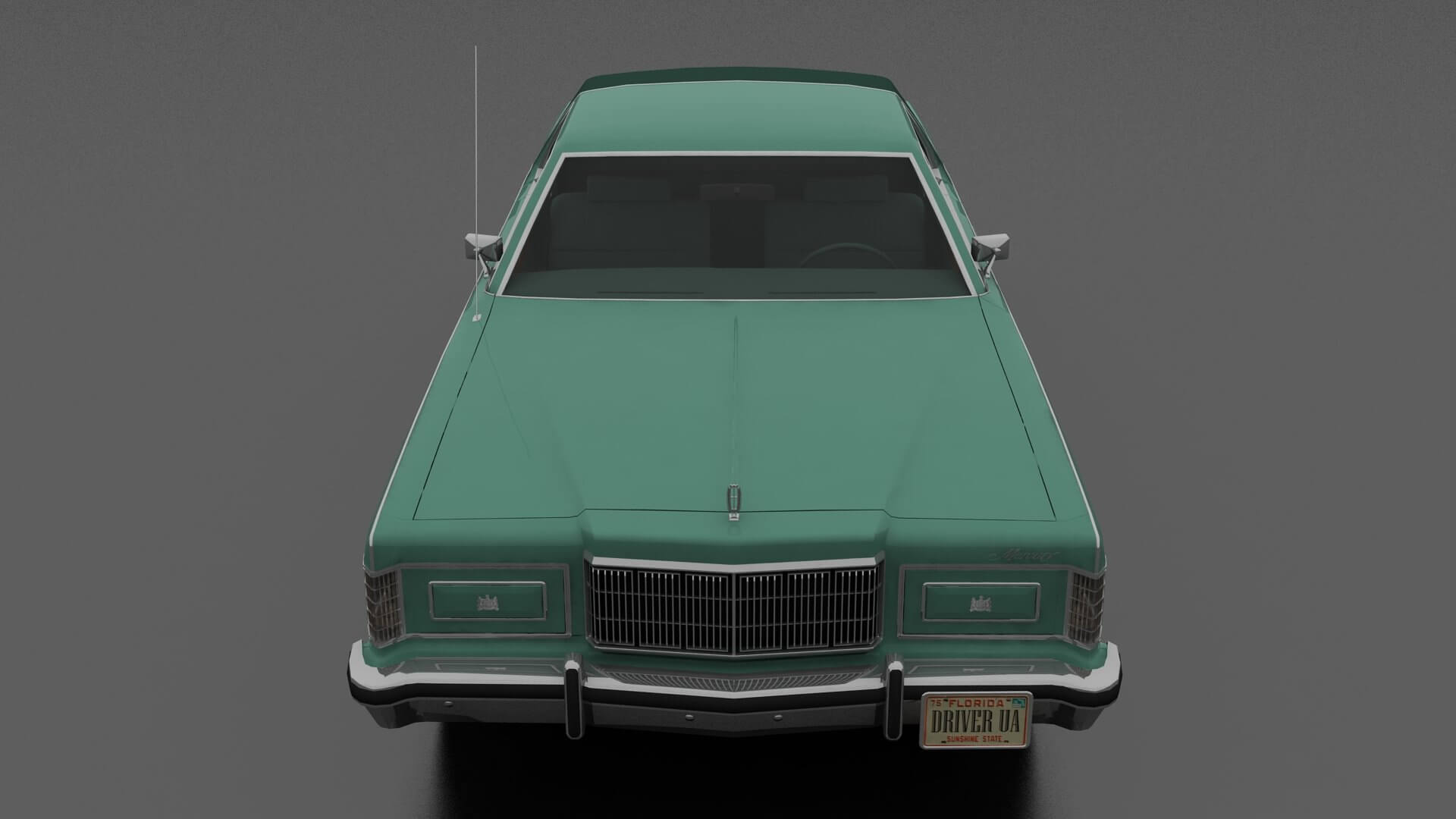 Mercury Marquis 2dr 1975 3D Model