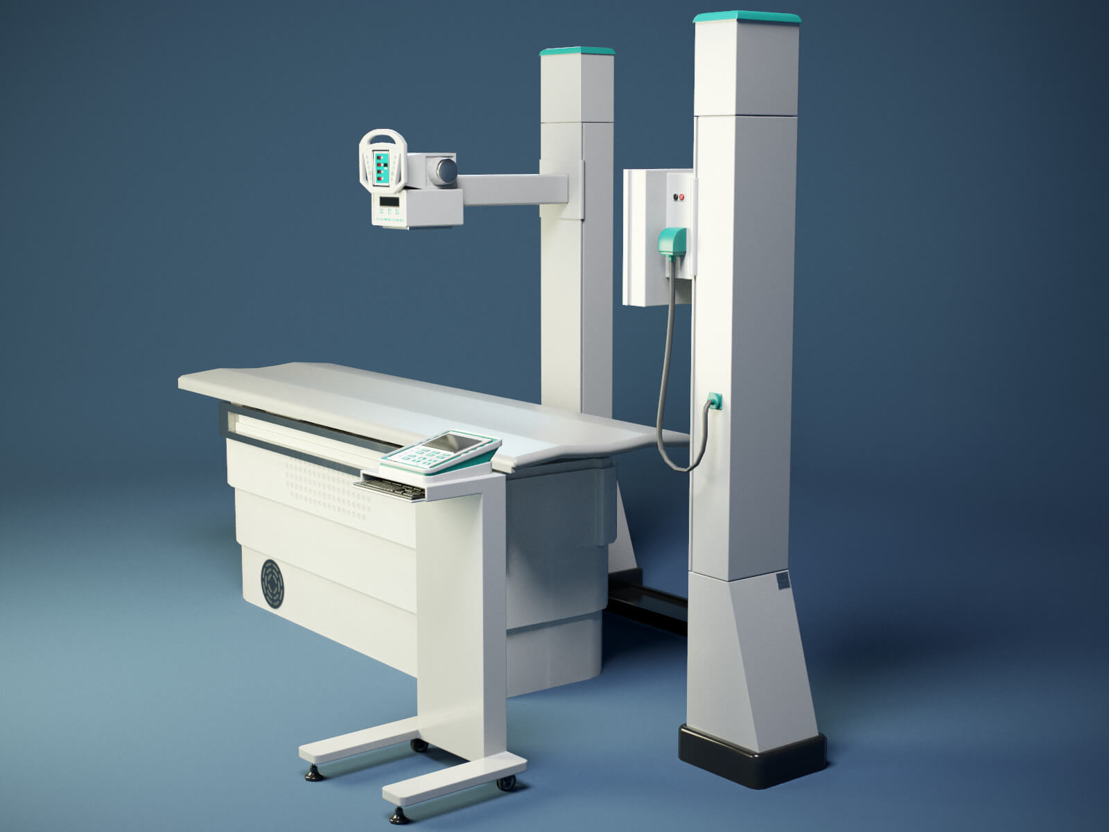 X-Ray Machine PBR 3D Model