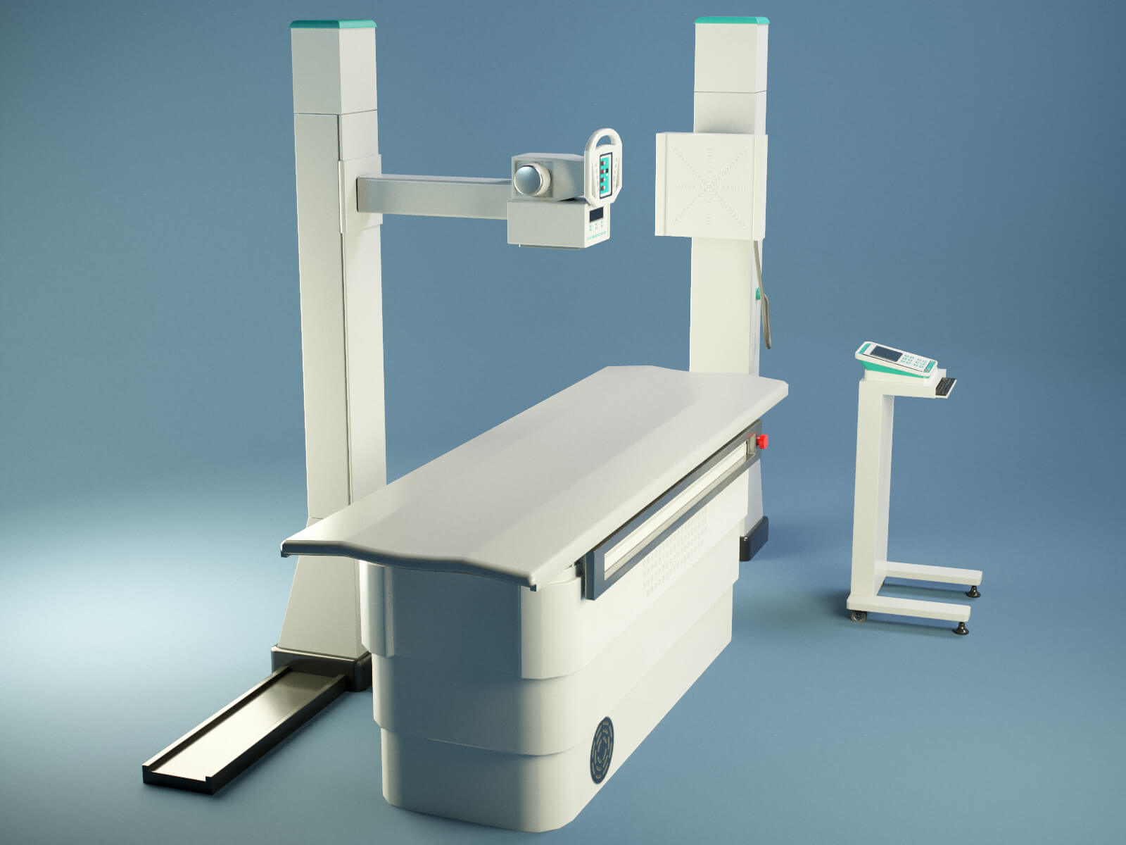 X-Ray Machine PBR 3D Model