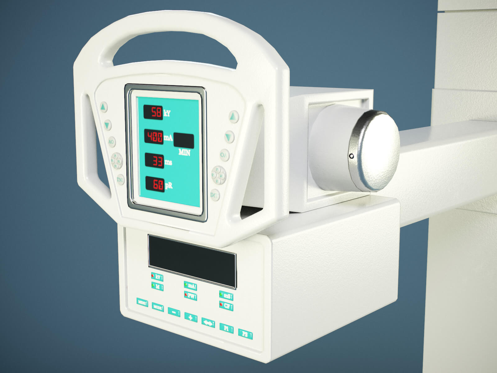 X-Ray Machine PBR 3D Model