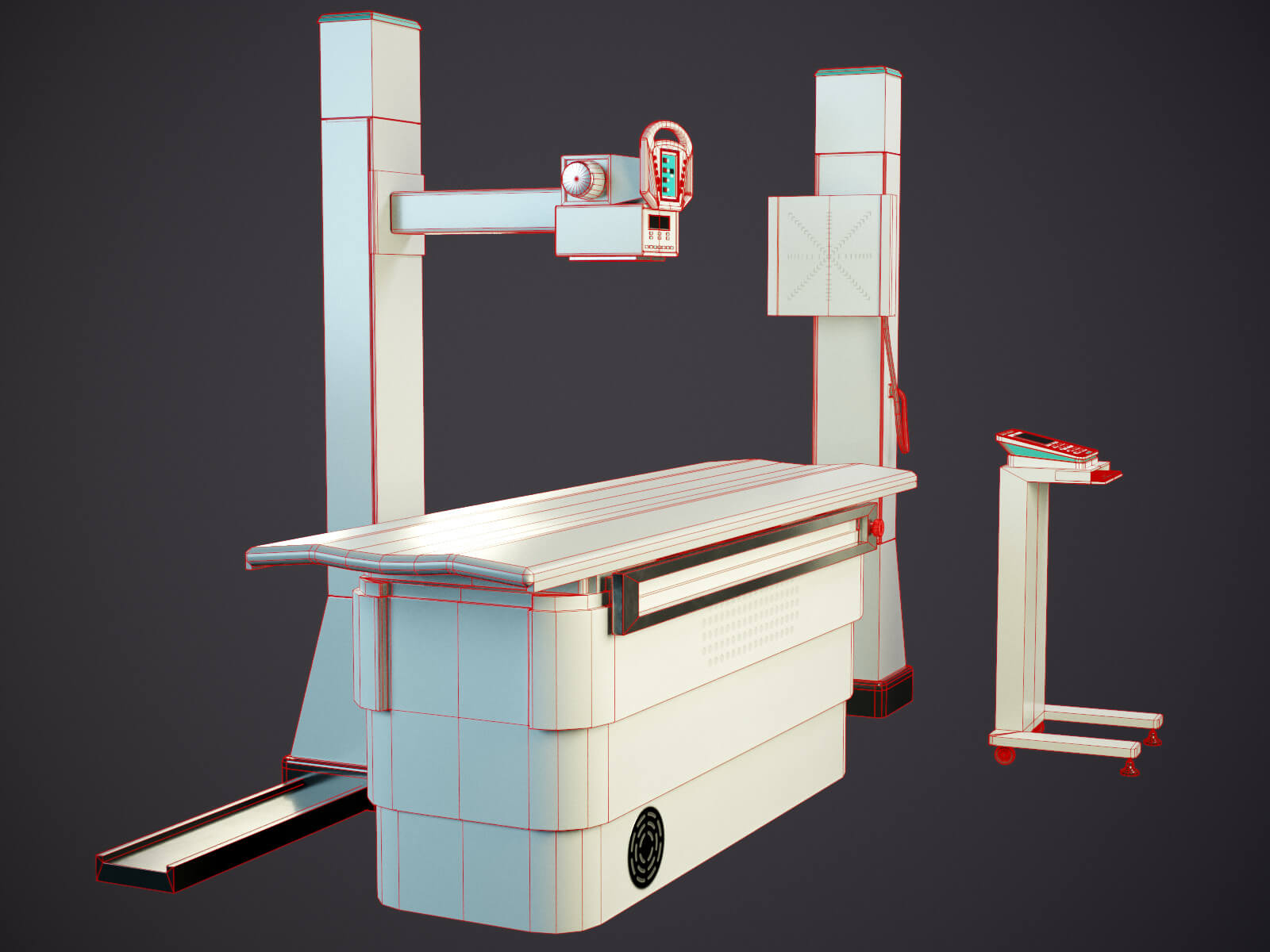 X-Ray Machine PBR 3D Model