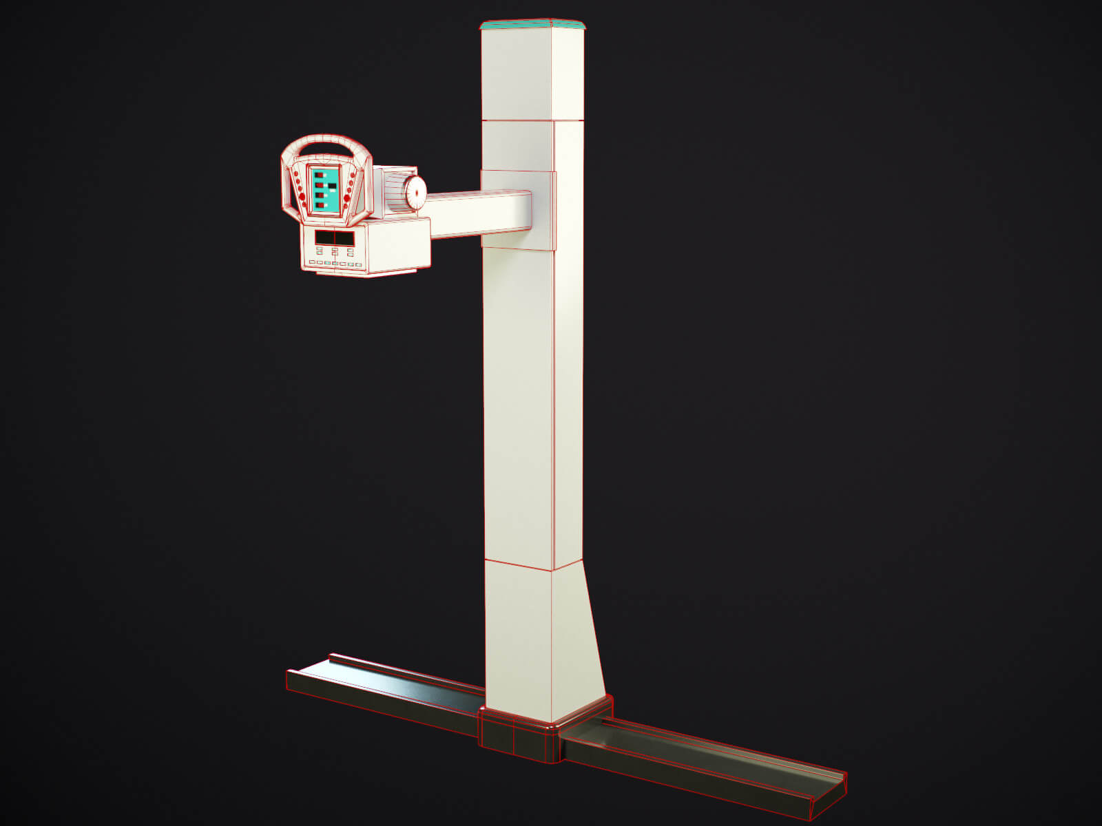 X-Ray Machine PBR 3D Model