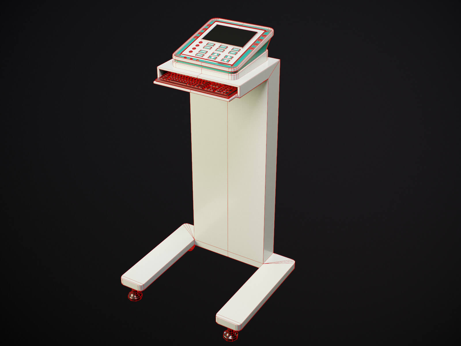 X-Ray Machine PBR 3D Model