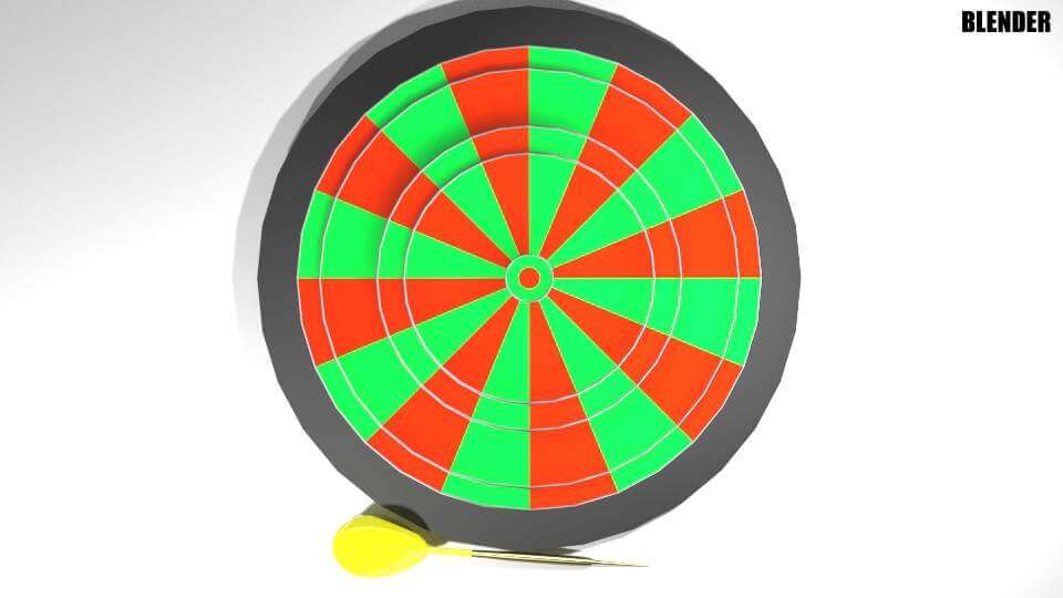 Darts Game 3D Model