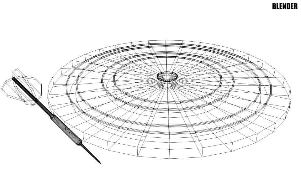 Darts Game 3D Model