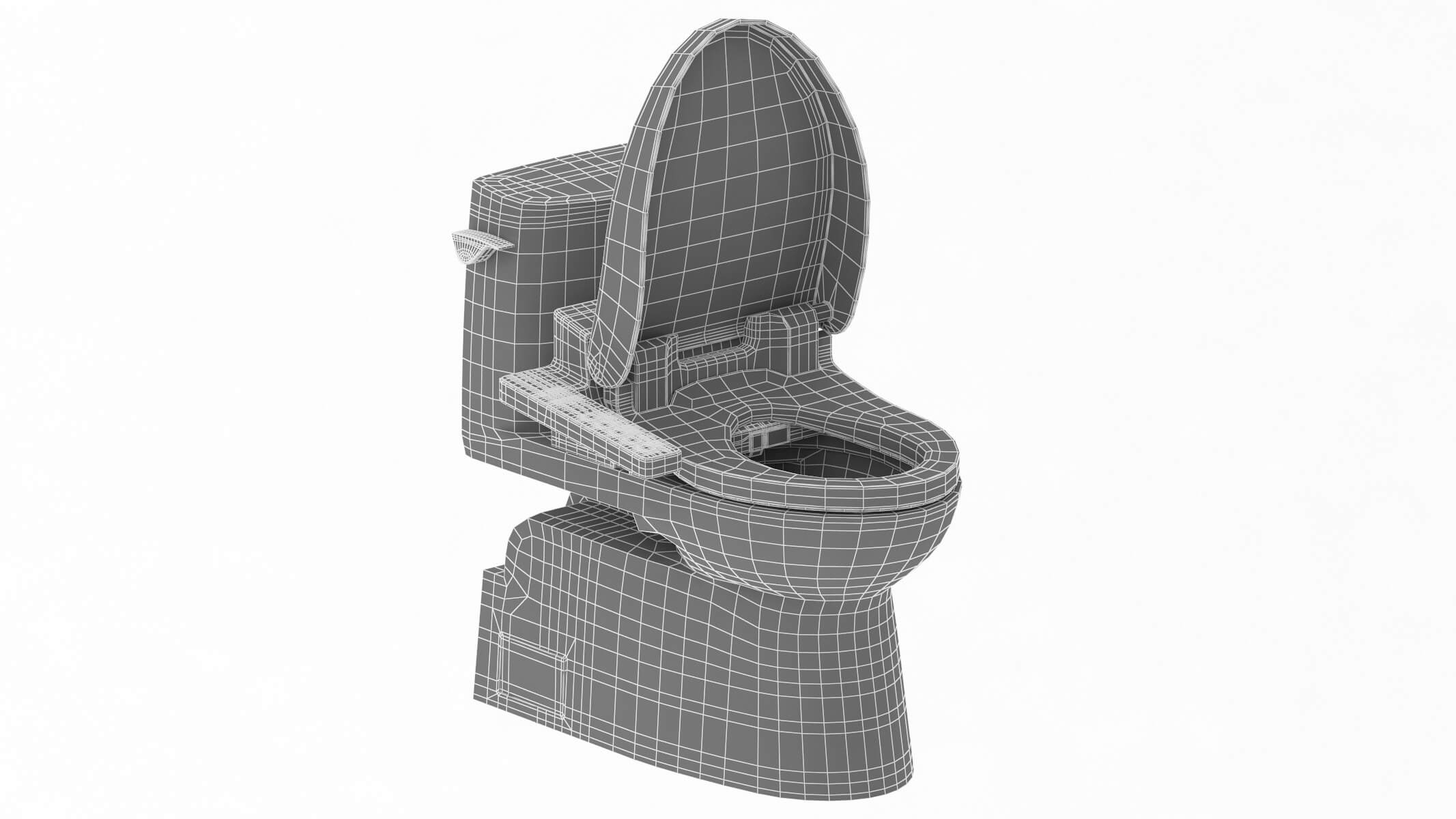 Carlyle C100 One-Piece Toilet 3D Model