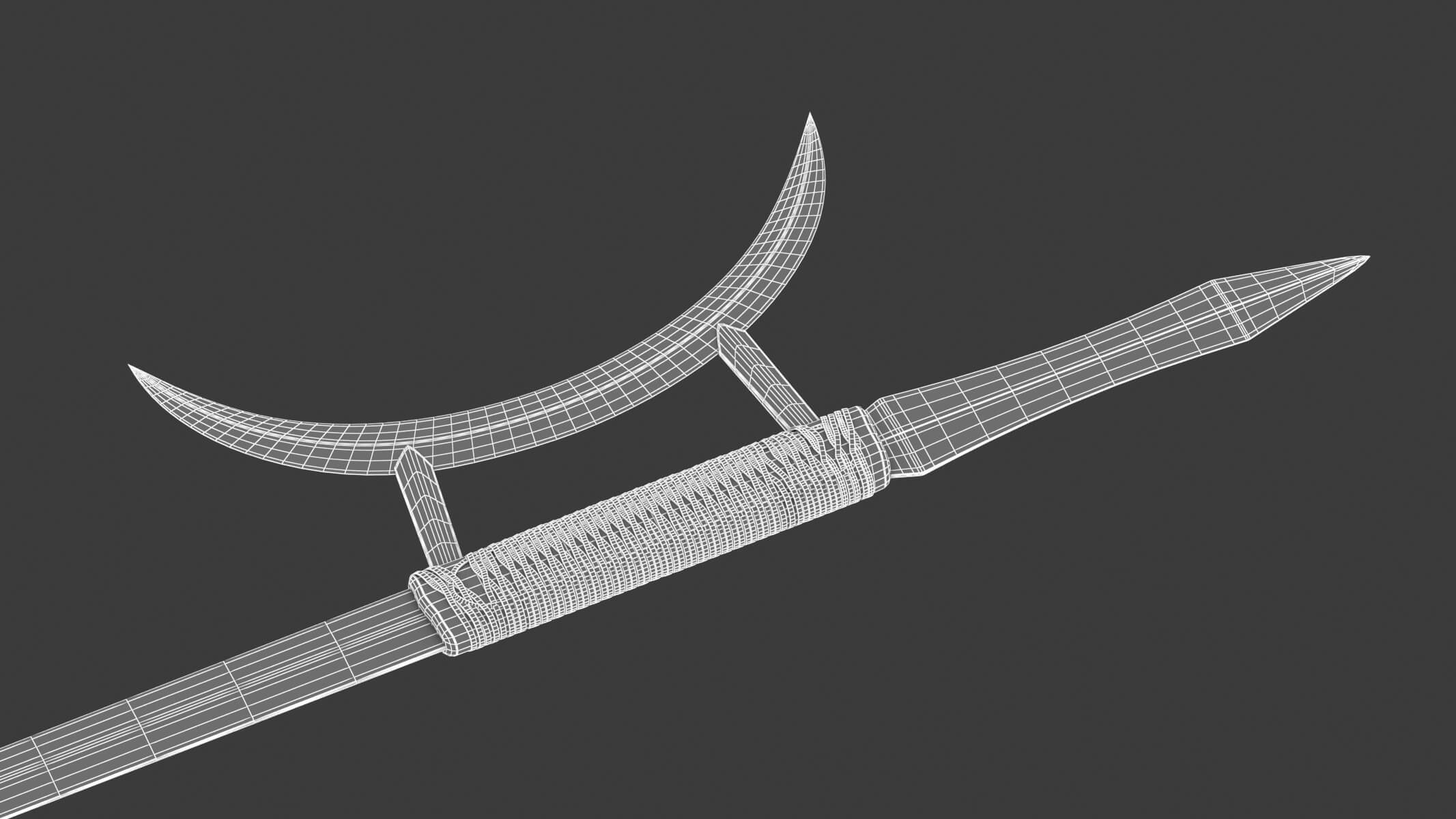 Hook Sword 3D Model