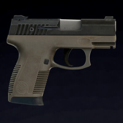 Taurus PT145 Low Poly V2