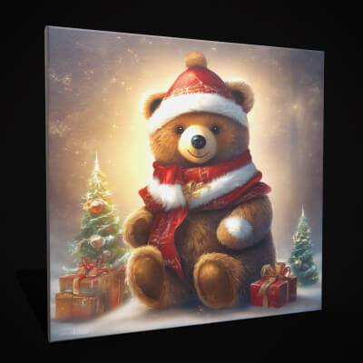 Christmas Bear Painting One