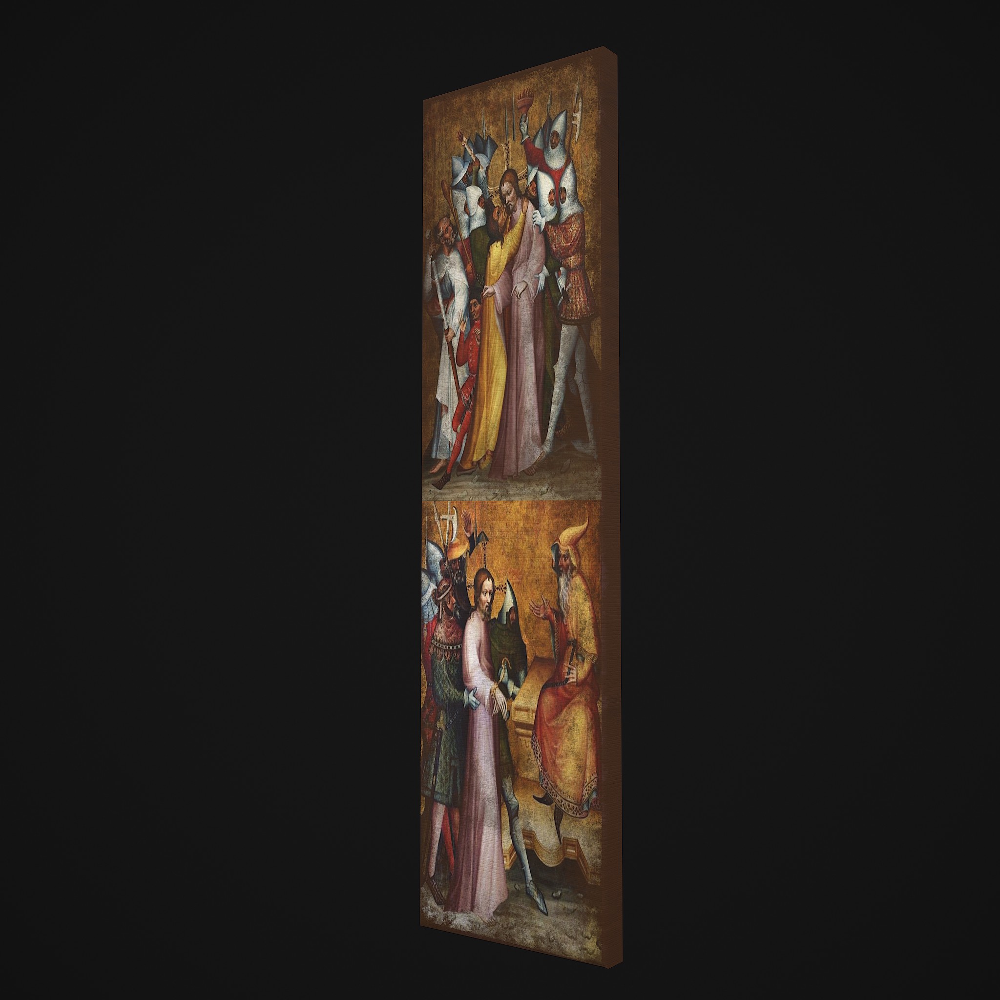 Medieval Church Painting 3D Model