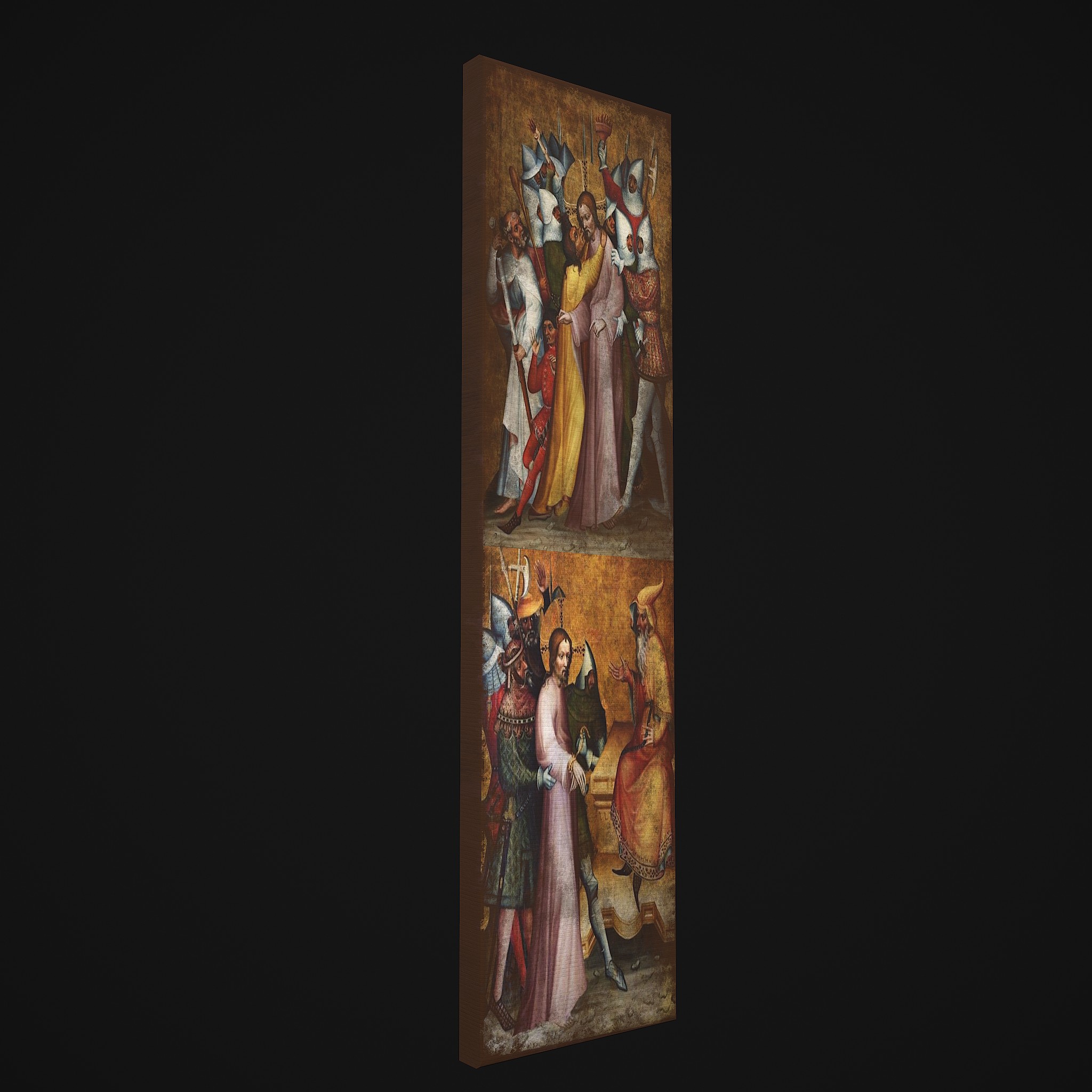 Medieval Church Painting 3D Model