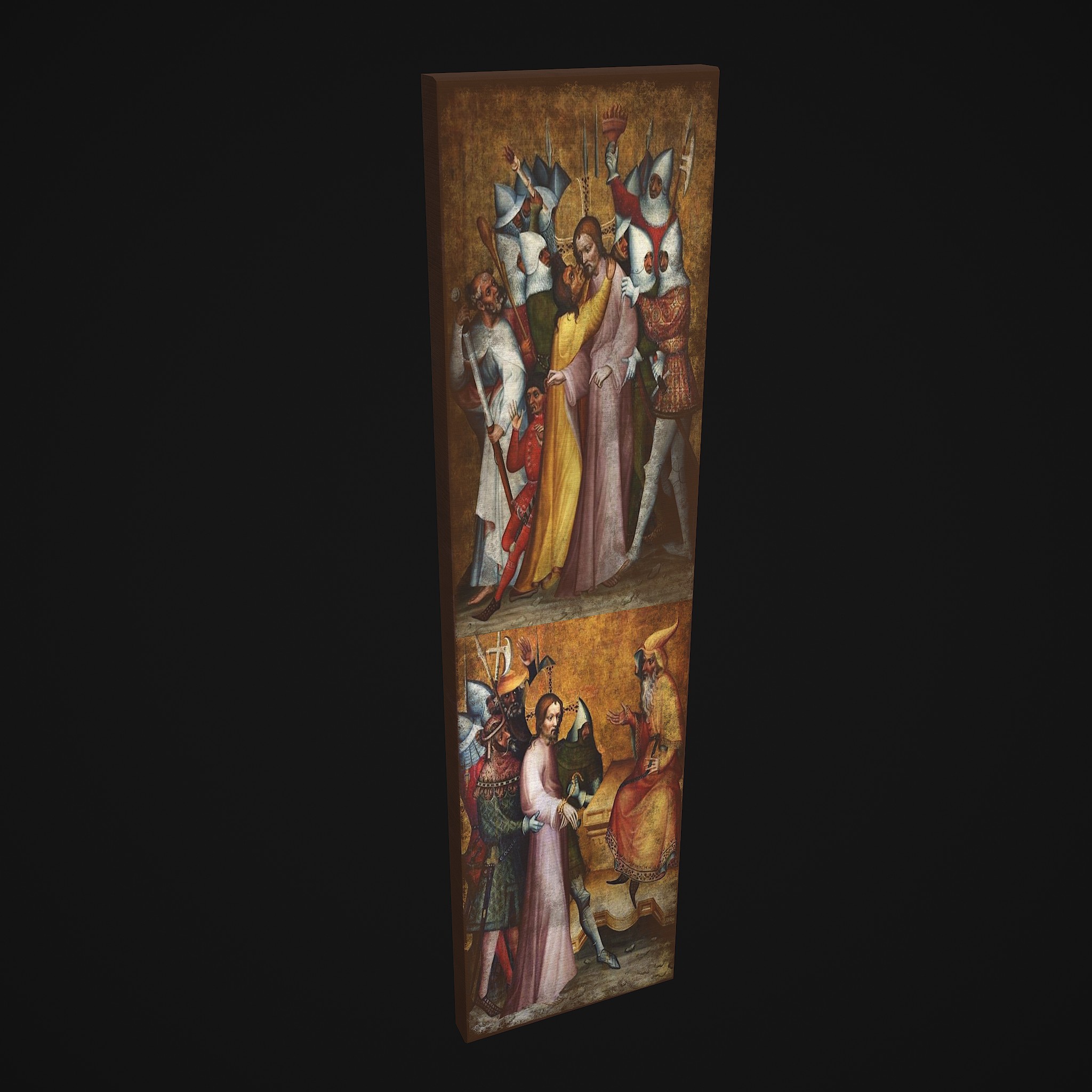 Medieval Church Painting 3D Model