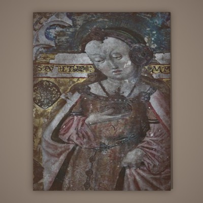 Medieval Lady Painting