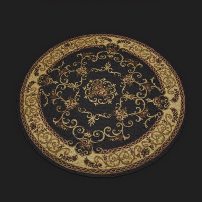 Medieval Round Tapestry Design 1