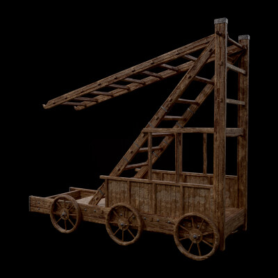 Medieval Wooden Escalade