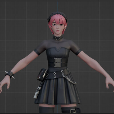 Fortnite Mina Park Model