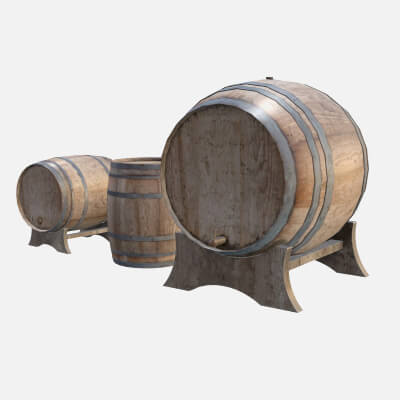 Wooden Wine Barrels