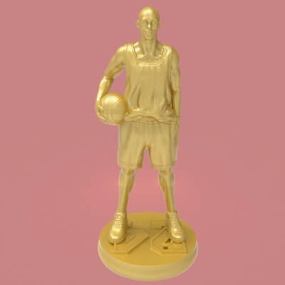 Kobe Bryant Bust - 3D Printing Model