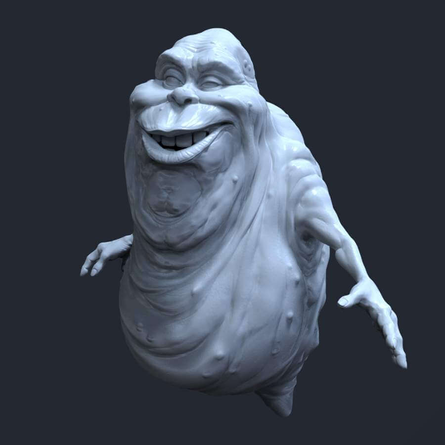 Slimer from Ghostbusters 3D Model