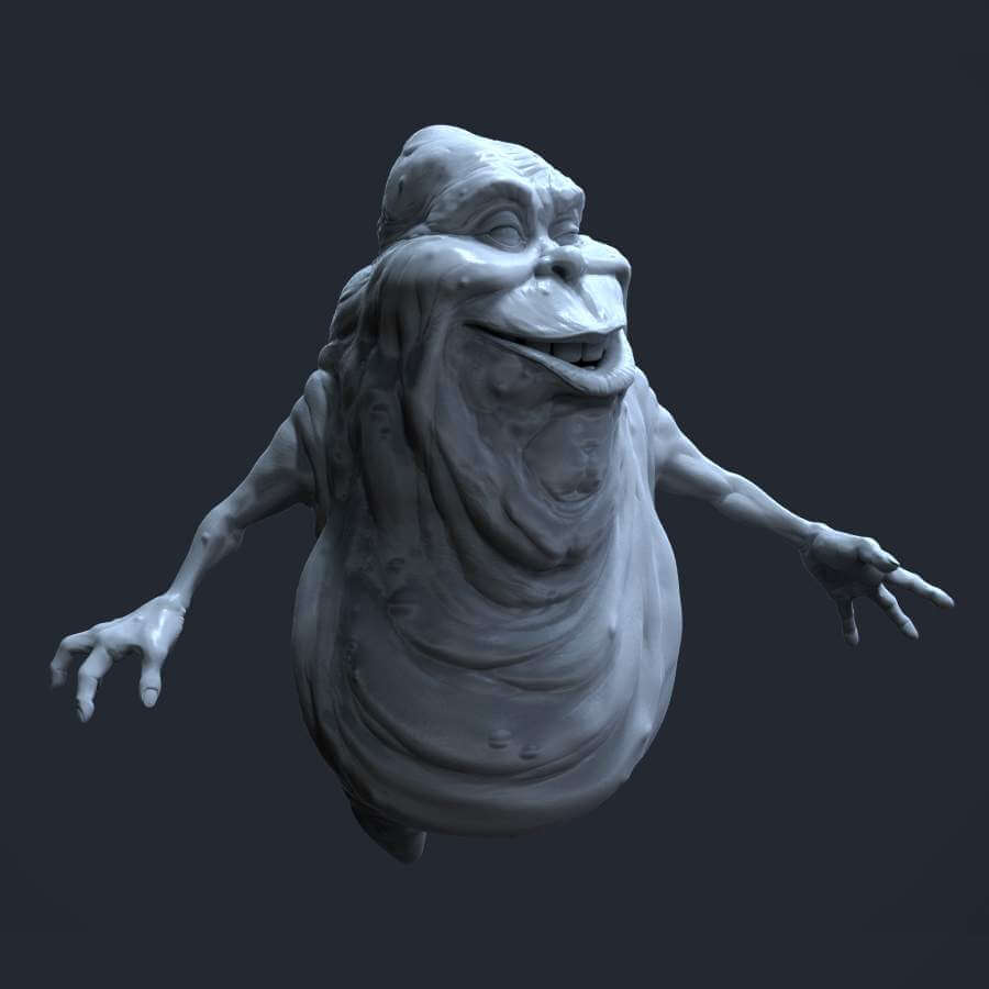 Slimer from Ghostbusters 3D Model